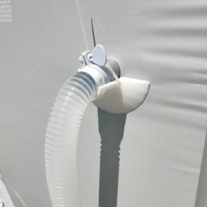 swimming pool tube holder