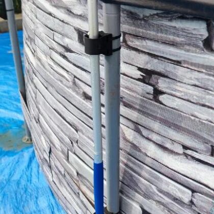 Pool accessories holder